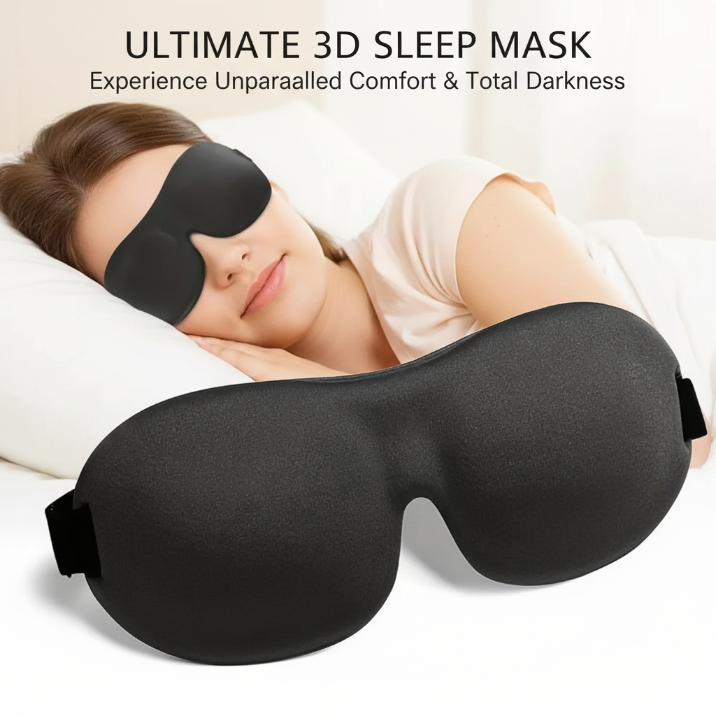 DREMA™ CLOUD EYE MASK — ULTRA-SOFT 3D CONTOUR EYE COVER